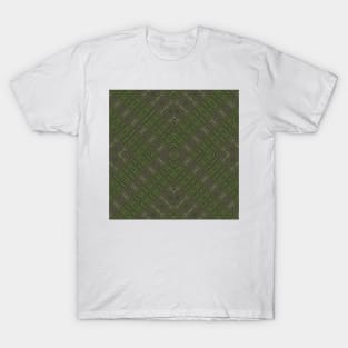 Green Line Pattern T-Shirt